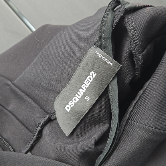 Dsquared mini black dress listed S, fits XS - Picture 6 of 6